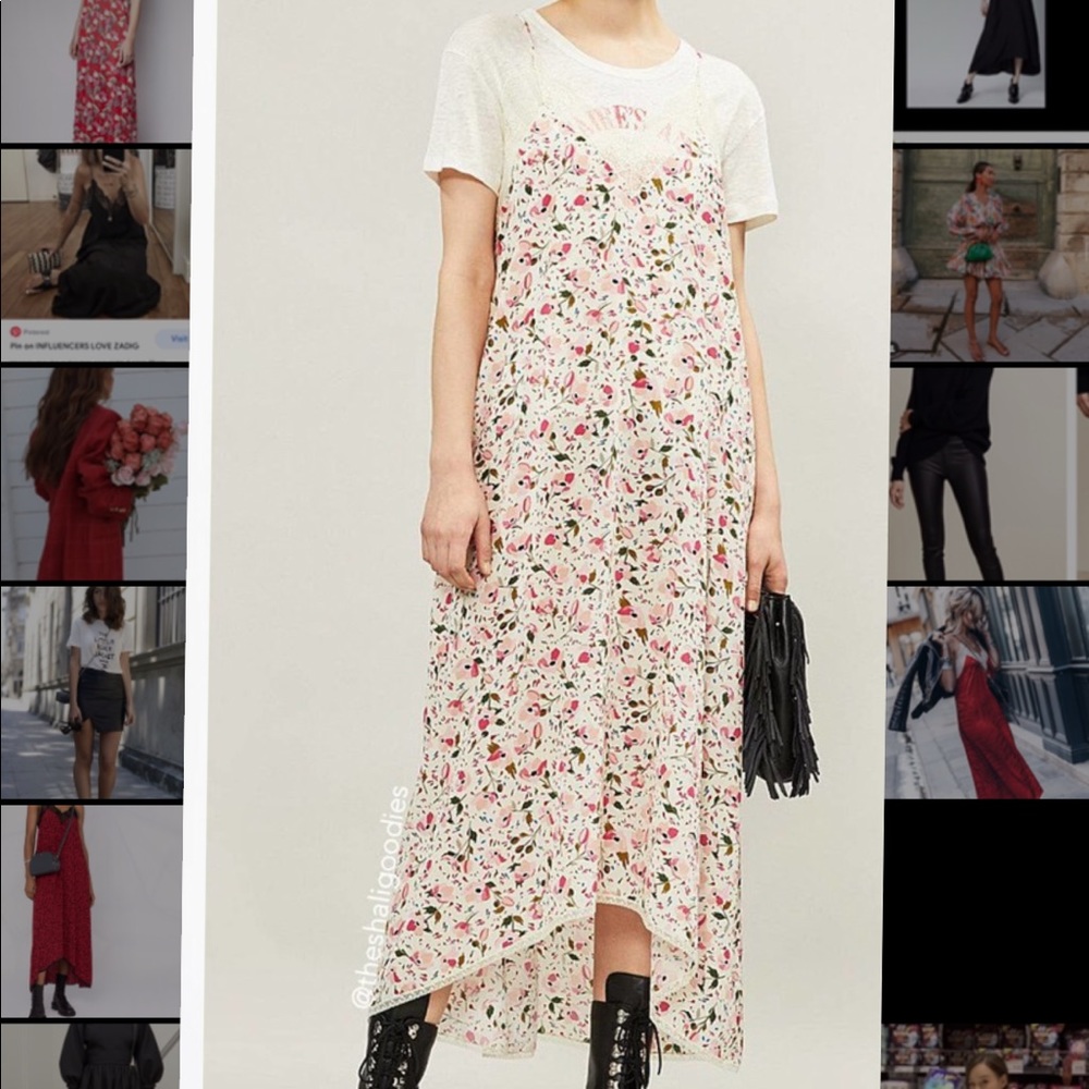 Zadig & Voltaire Floral White Dress